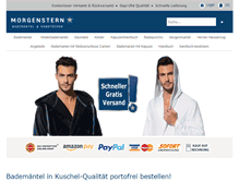 Tablet Screenshot of morgenstern-shop.de
